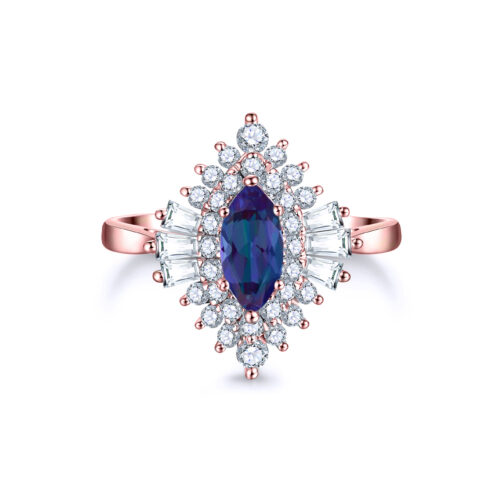 celine-oval-alexandrite-halo-baguette-cut-gold-ring
