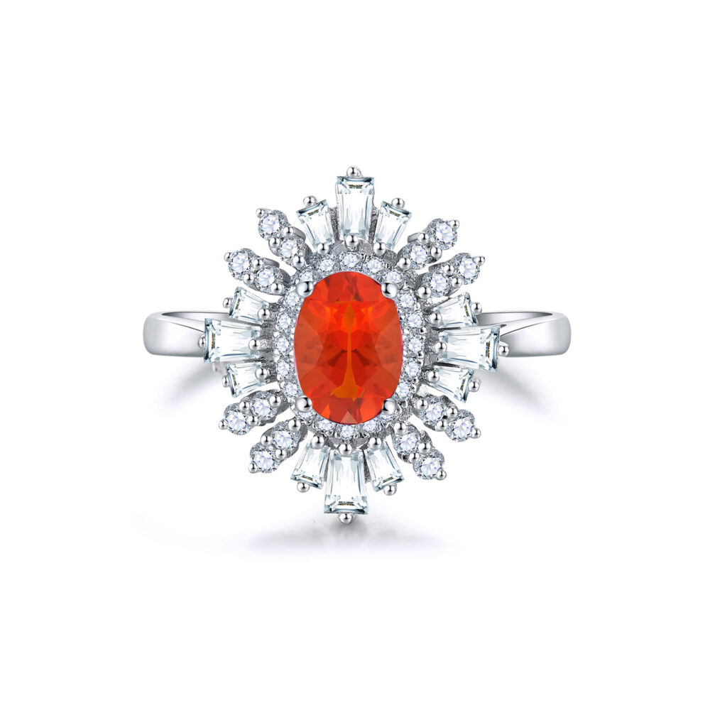 celine-oval-mexican-fire-opal-halo-baguette-cut-gold-ring