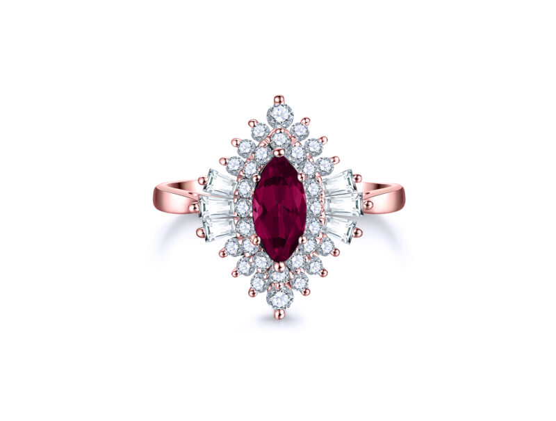 celine-oval-ruby-halo-baguette-cut-gold-ring