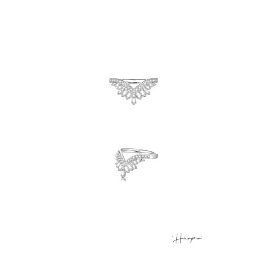 harper-pear-cut-baguette-halo-gold-band-sketch