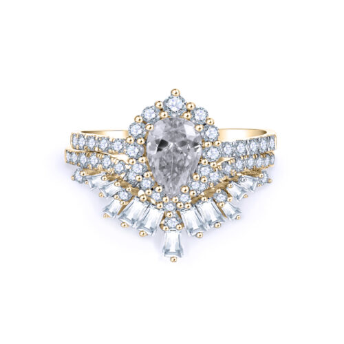 harper-pear-cut-halo-baguette-gold-bridal-set