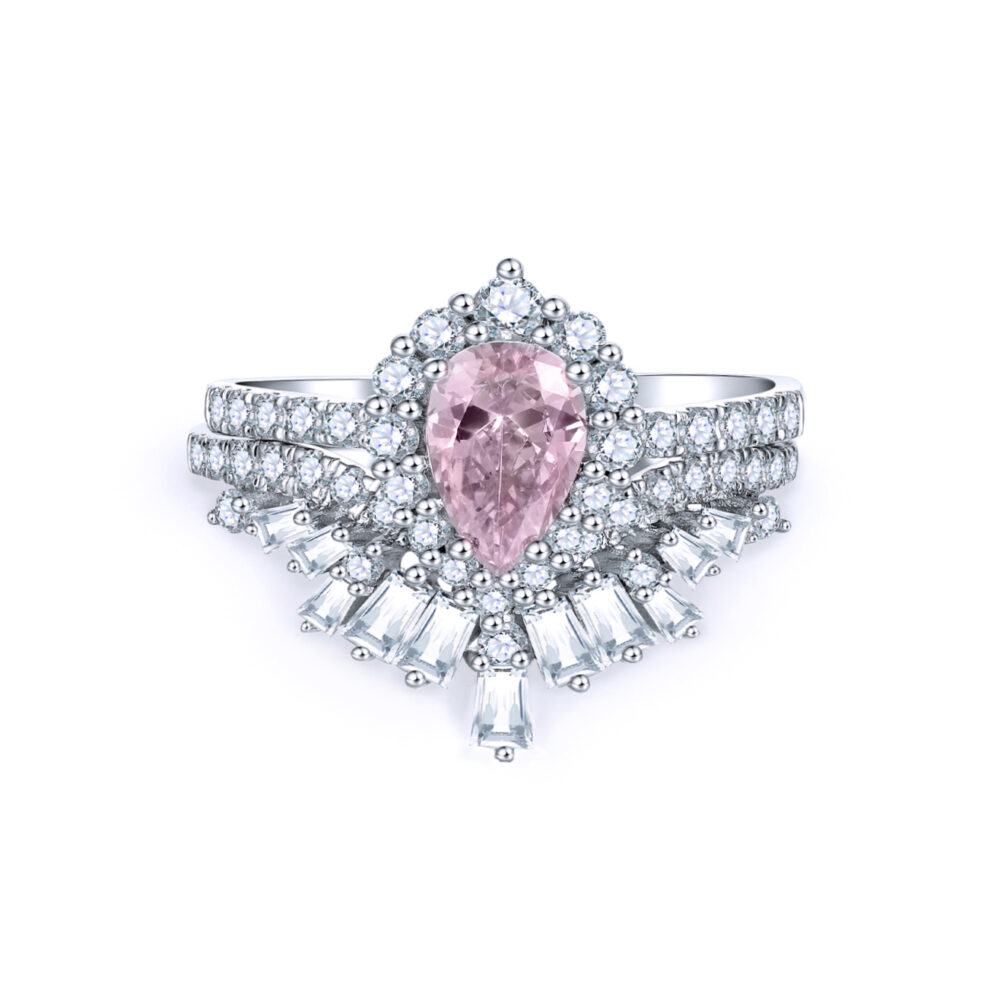 harper-pear-cut-morganite-halo-baguette-gold-bridal-set