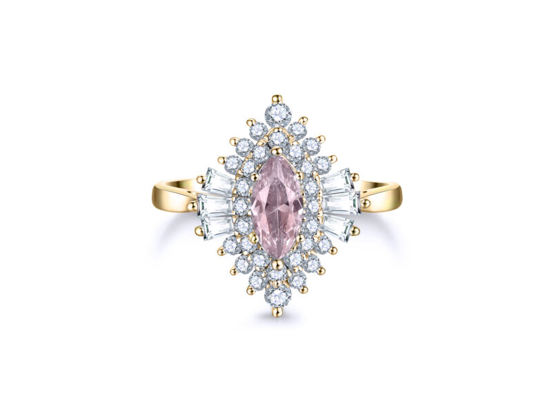 naila-marquise-morganite-halo-baguette-cut-gold-ring