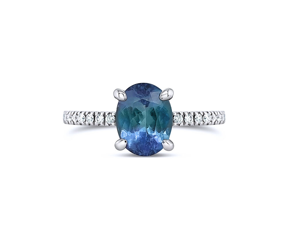 2-50ct-natural-oval-cut-tanzanite-diamond-14k-white-gold-ring-3