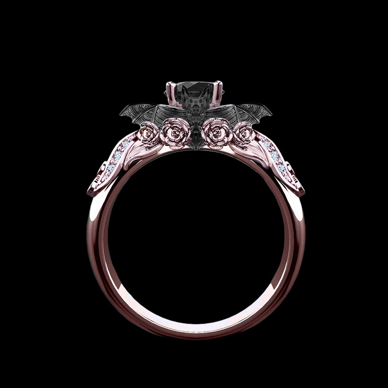 Pear Shaped Black Diamond Ring | Barkev's