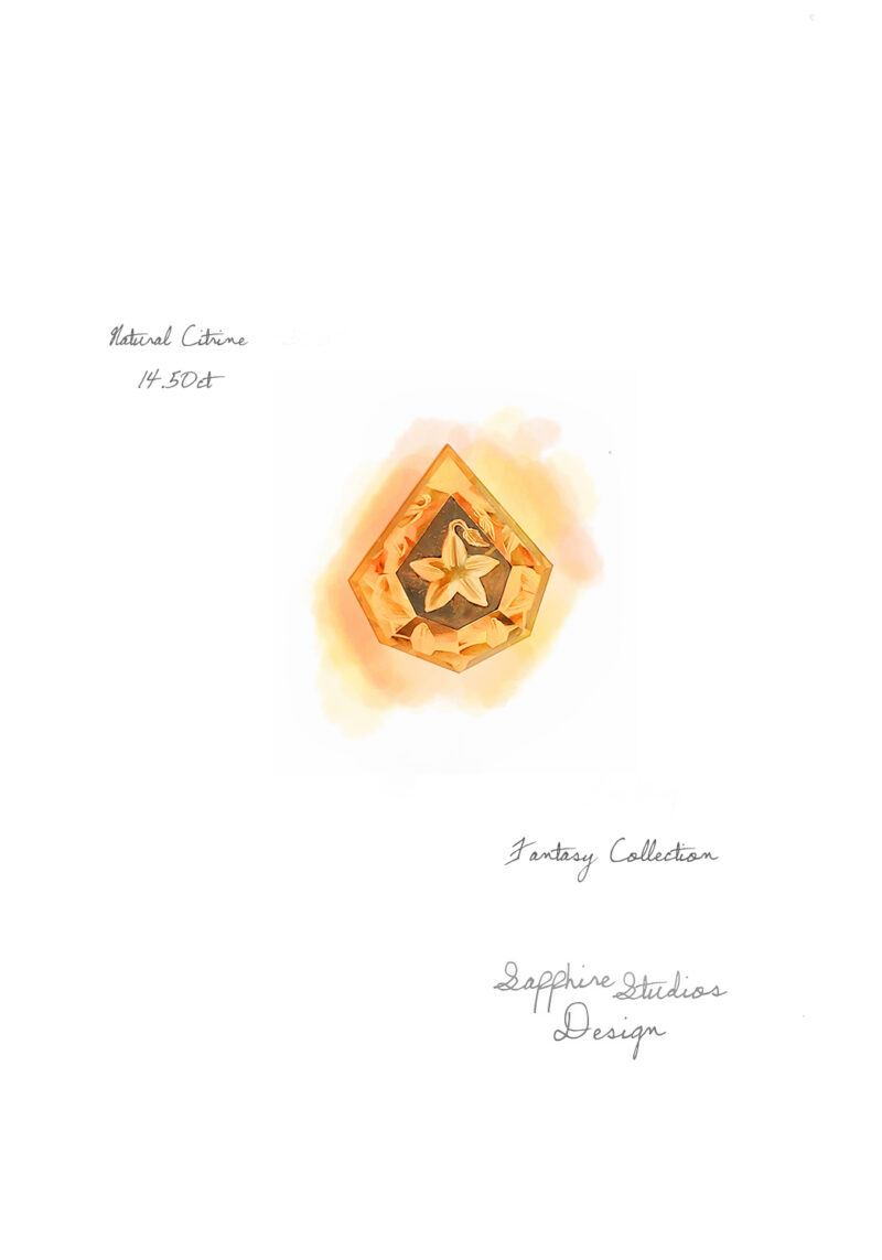 14.50ct Natural Citrine - Fantasy Collection - Image 3