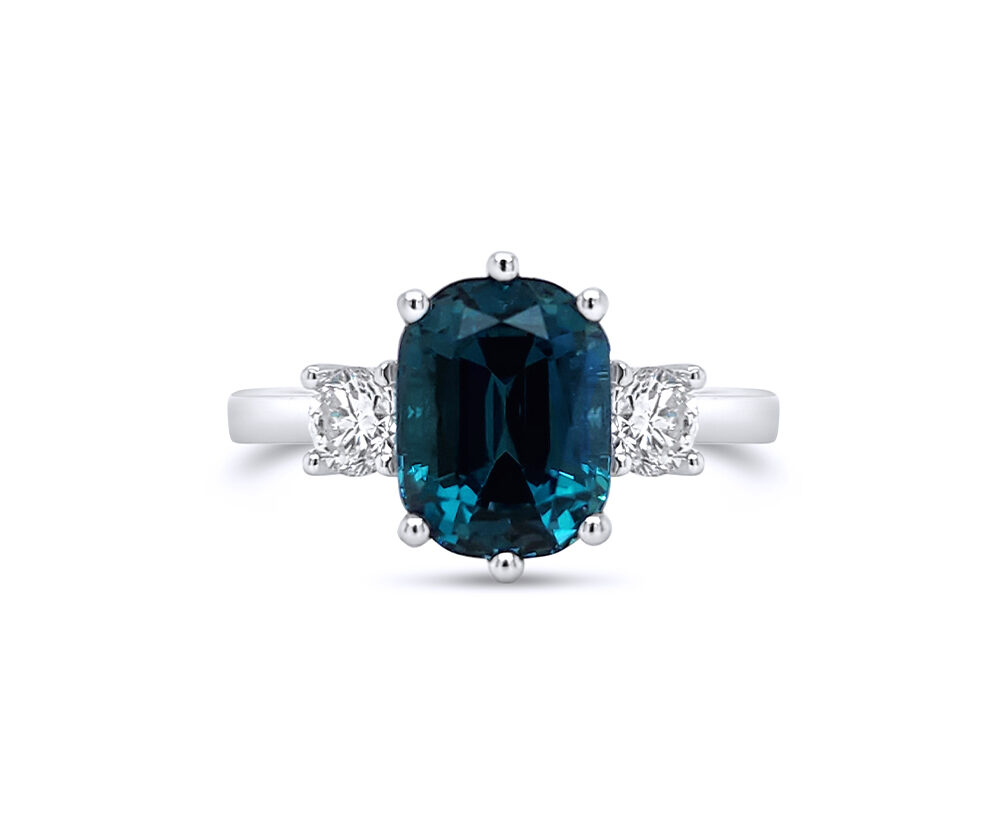 3-38ct-london-blue-topaz-cushion-cut-14k-white-gold-ring