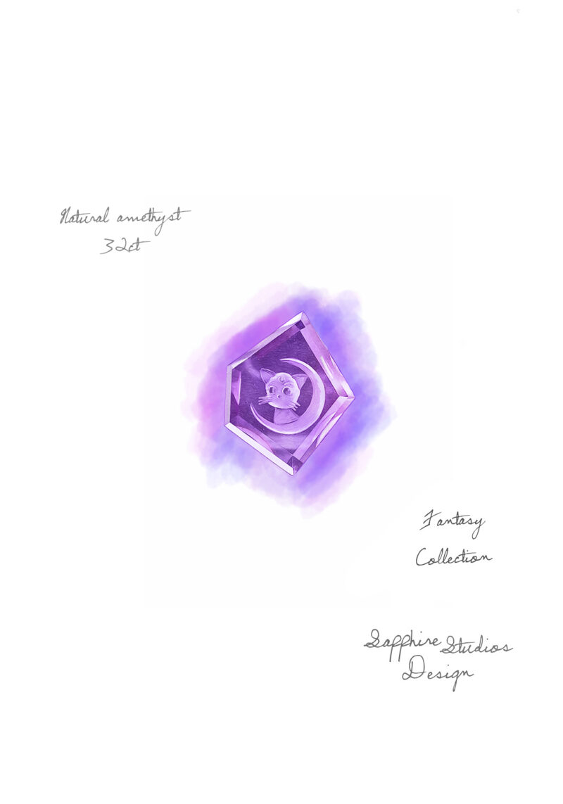 32.00ct-natural-amethyst-sailor-moon-fantasy-collection-sketch