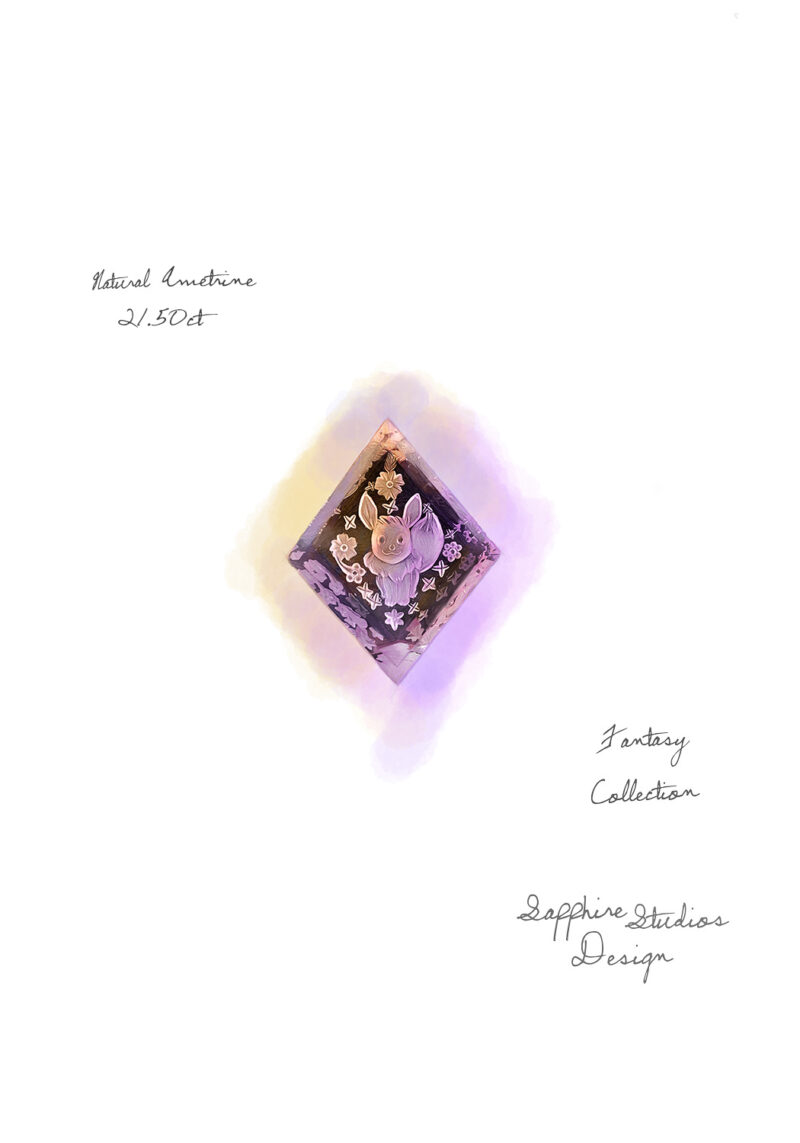 21-50ct-natural-ametrine-eevee-pokemon-fantasy-collection-sketch