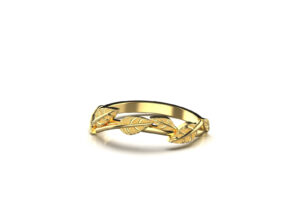 ivy-fleur-gold-flower-vine-floral-wedding-band
