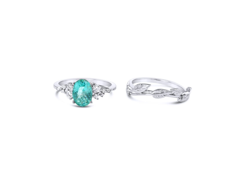 1-39ct-certified-oval-cut-tourmaline-18k-white-gold-floral-set