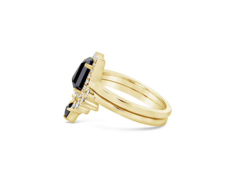 1-21ct-natural-black-diamond-coffin-cut-14k-yellow-gold-bridal-set