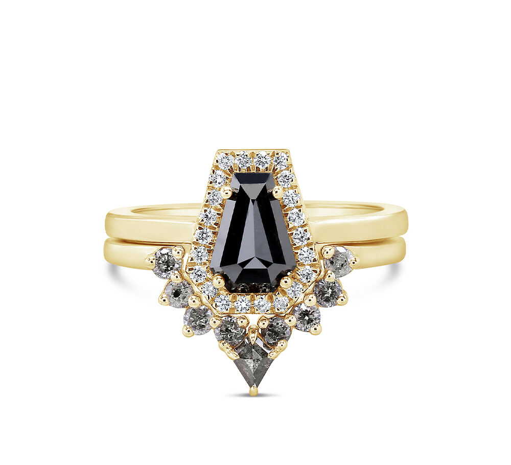 1-21ct-natural-black-diamond-coffin-cut-14k-yellow-gold-bridal-set
