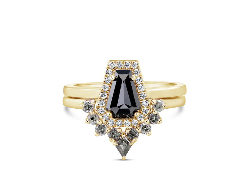 1-21ct-natural-black-diamond-coffin-cut-14k-yellow-gold-bridal-set