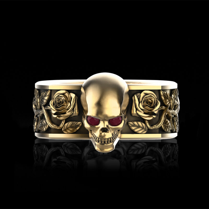 nero-white-gold-mens-skull-ring