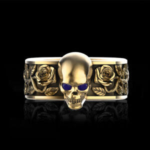 nero-white-gold-mens-skull-ring