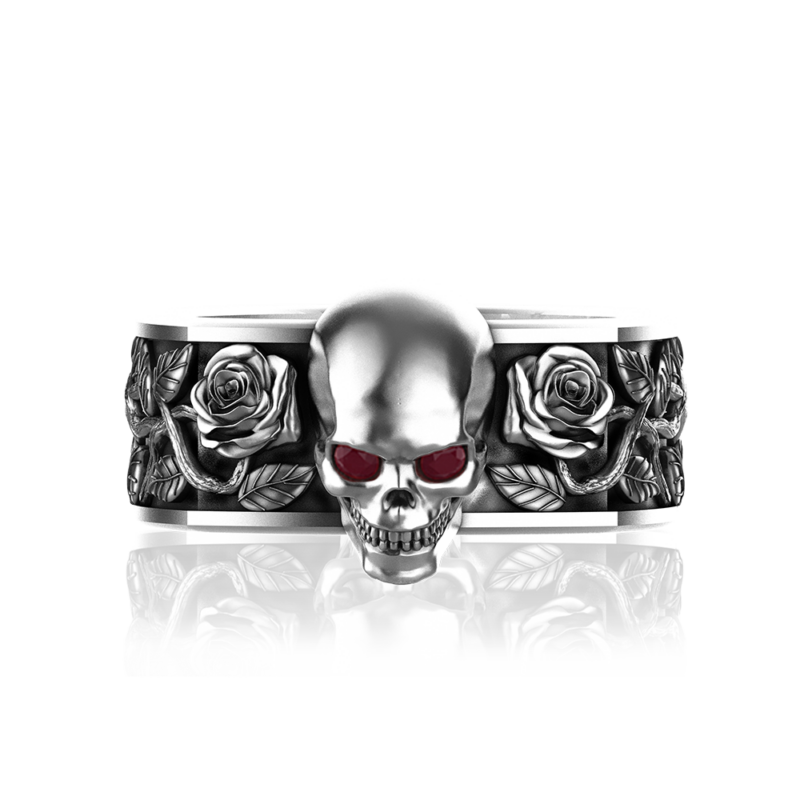 nero-white-gold-mens-skull-ring