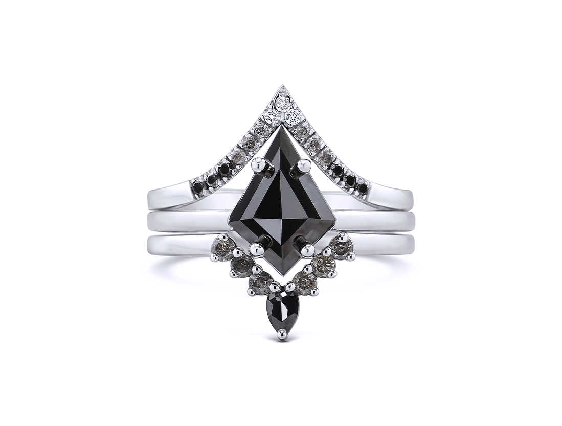 2-08ct-natural-black-diamond-kite-cut-14k-white-gold-3-ring-bridal-set