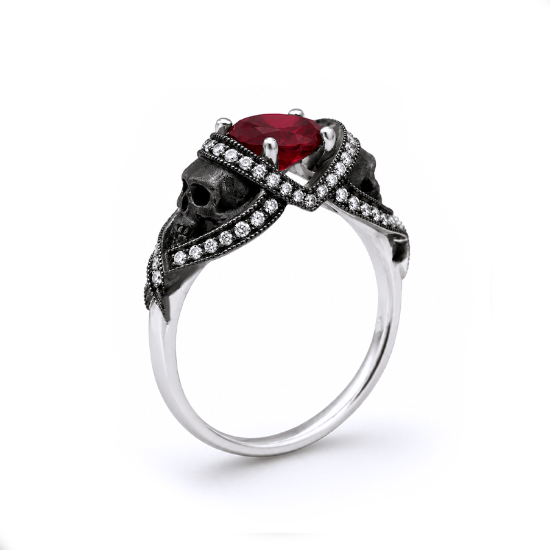 St.-Noir-Natural-Diamond-Gold-Skull-Engagement-Ring
