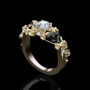 st-ivy-yellow-gold-skull-engagement-ring