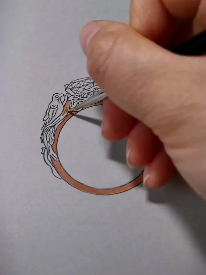 Nevermore-raven-ring