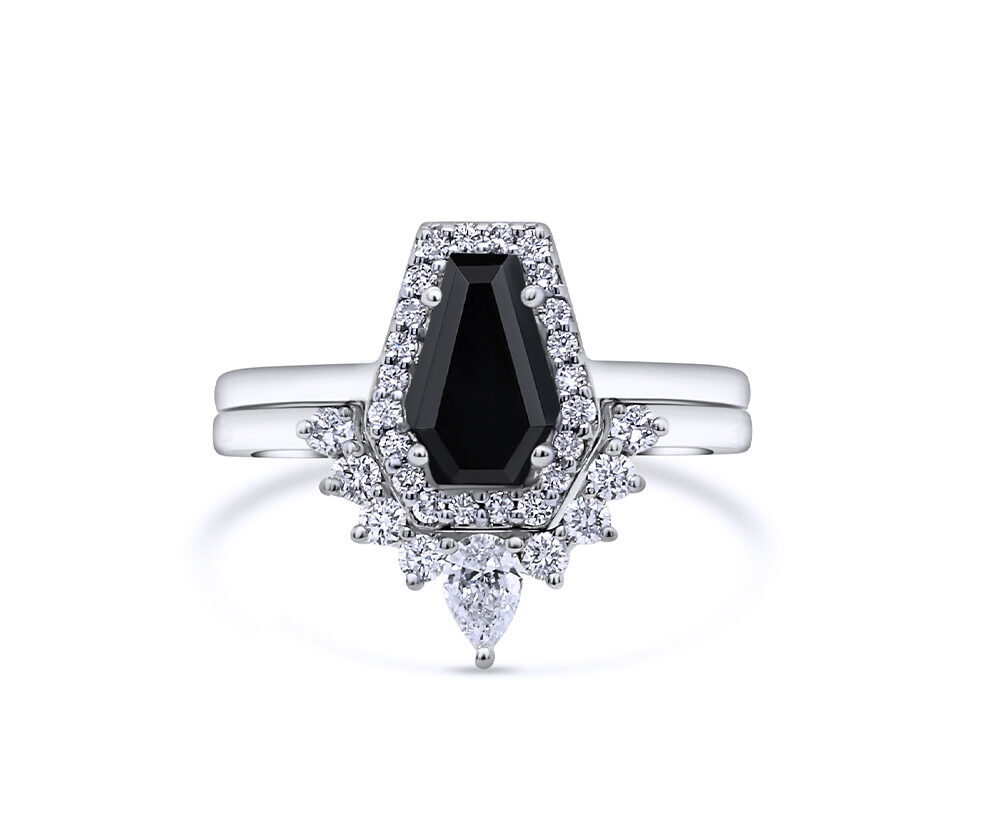 1-64ct-natural-black-white-diamond-coffin-cut-14k-white-gold-bridal-set