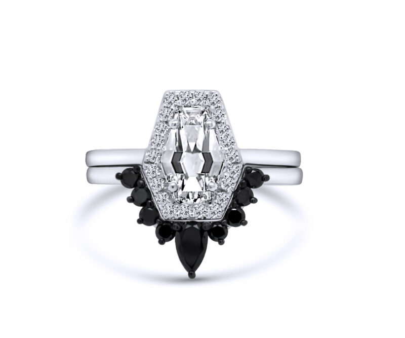 1-53ct-white-diamond-coffin-cut-14k-white-gold-bridal-set