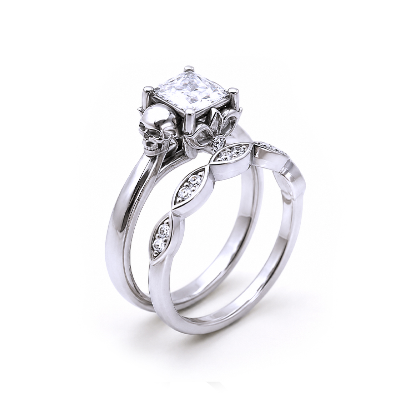 amethyste-sterling-silver-skull-bridal-set