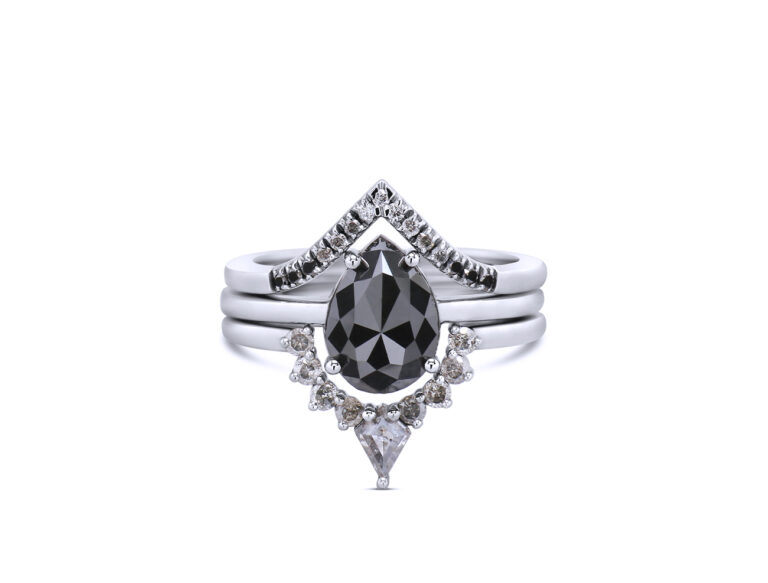 Pear-Cut-Salt-And-Pepper-Ring
