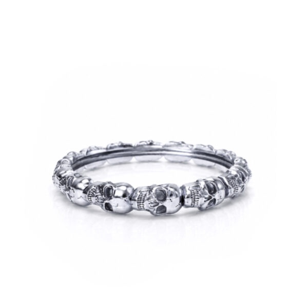 indigo-white-gold-skull-band