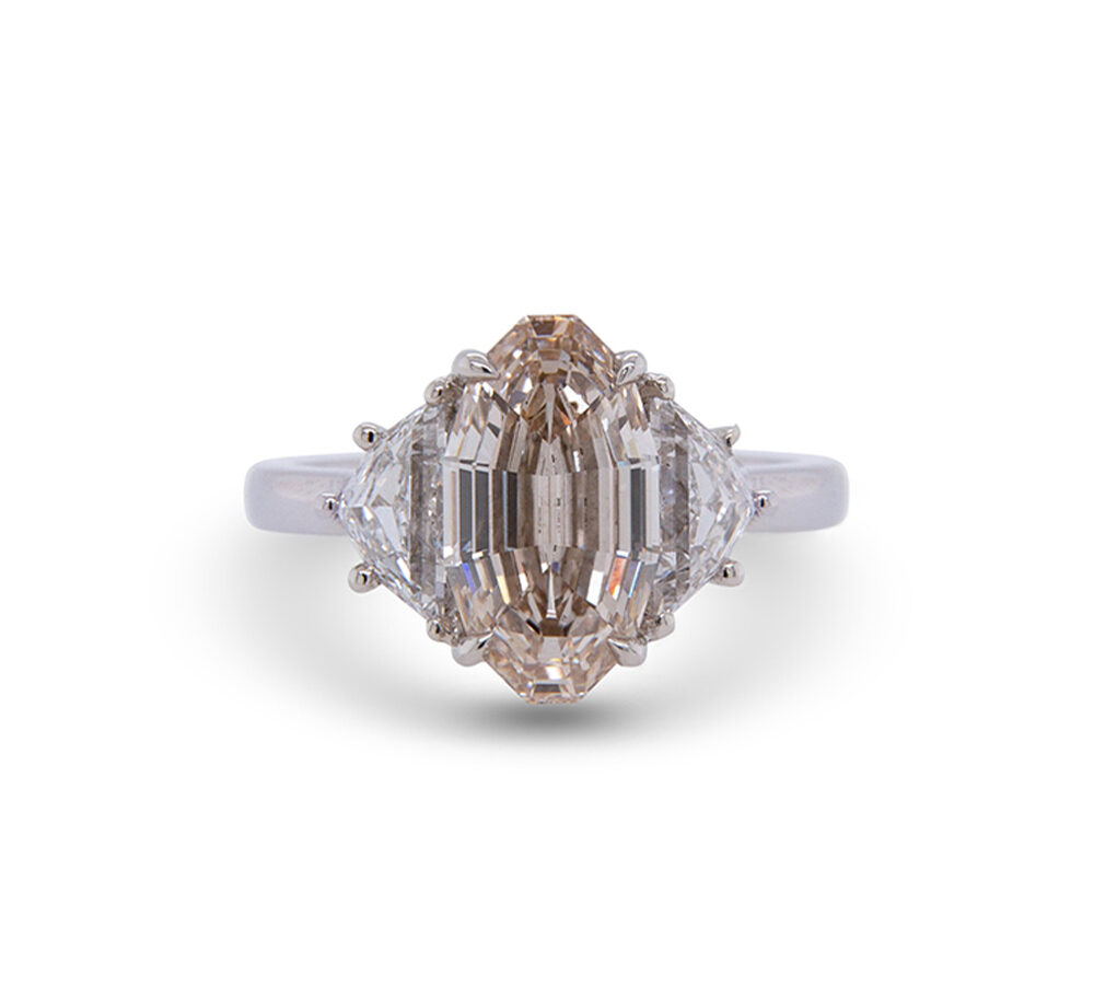 4.03-Champagne-Oval-cut-white-diamond-platinum-ring