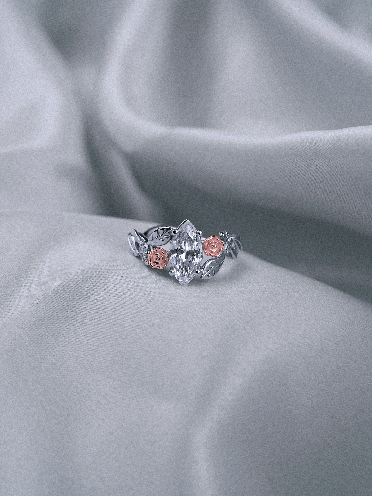 Lylah-rose-marquise-gold-floral-flower-gold-engagement-ring